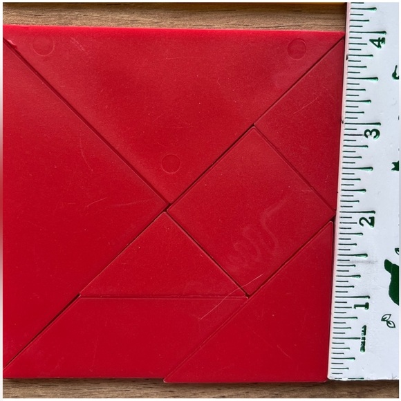 Lot of Math Items Learning Resources Hexagram Weights Fraction Circles Tangrams - Picture 8 of 8
